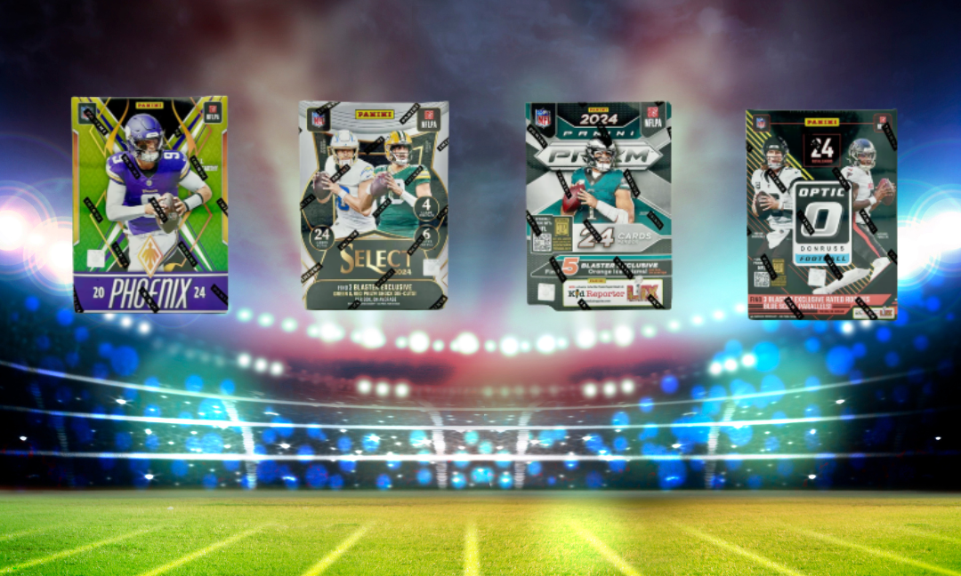 football cards box, football card boxes, football card singles, California sports cards