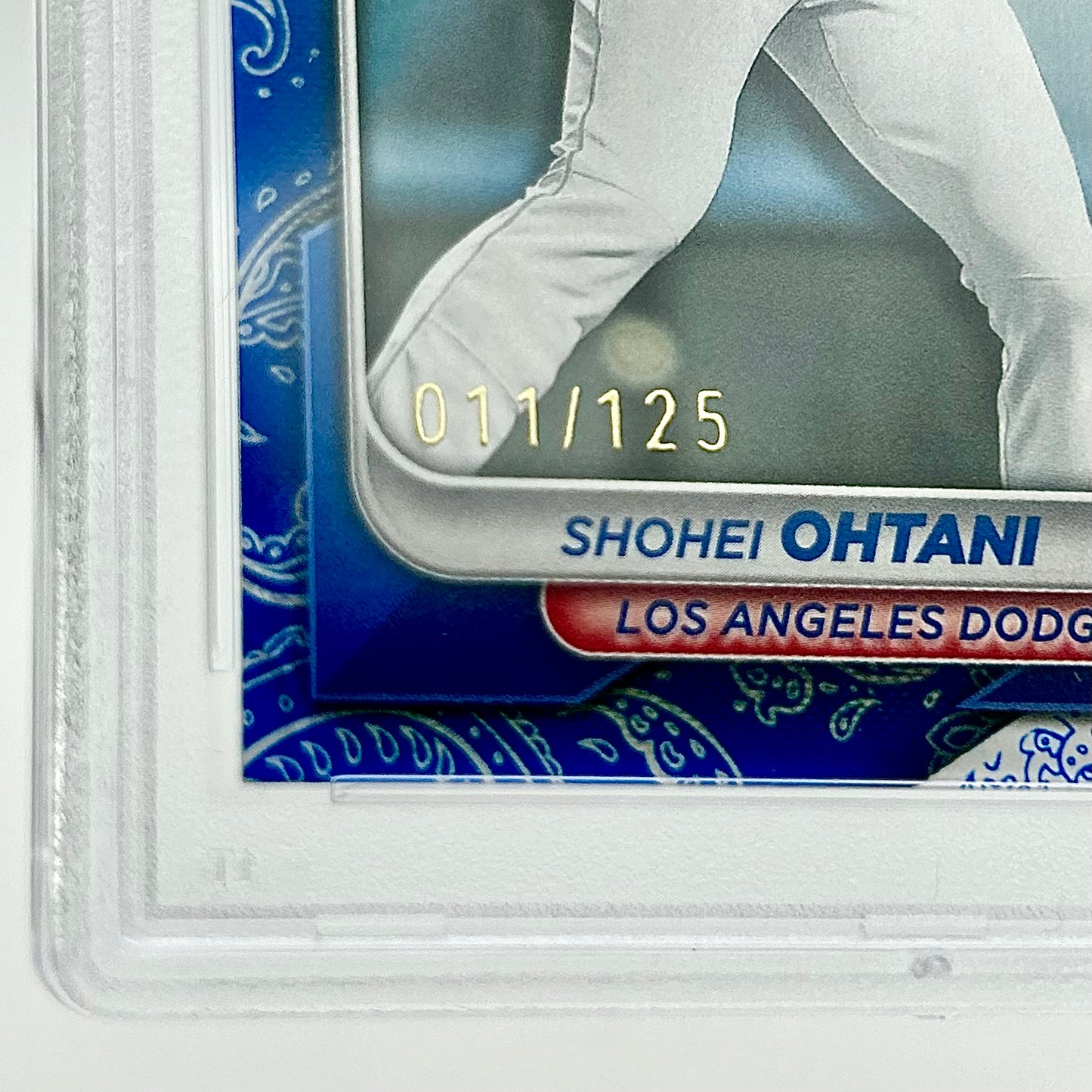 2024 Bowman Blue Pattern /125: #33 Shohei Ohtani (PSA 10)