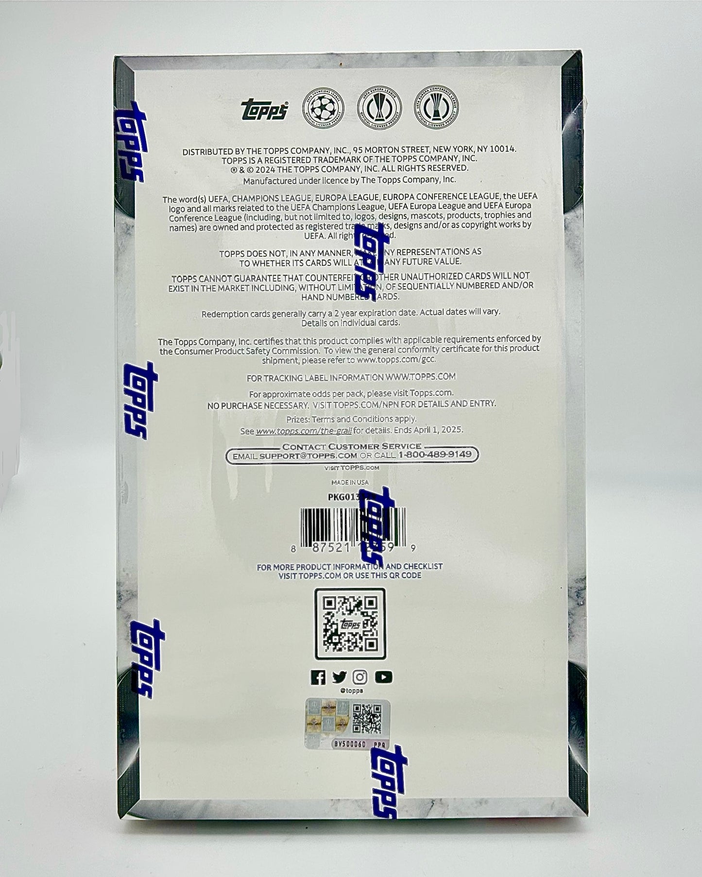 2023-24 Topps UEFA Club Competitions Soccer Hobby Box