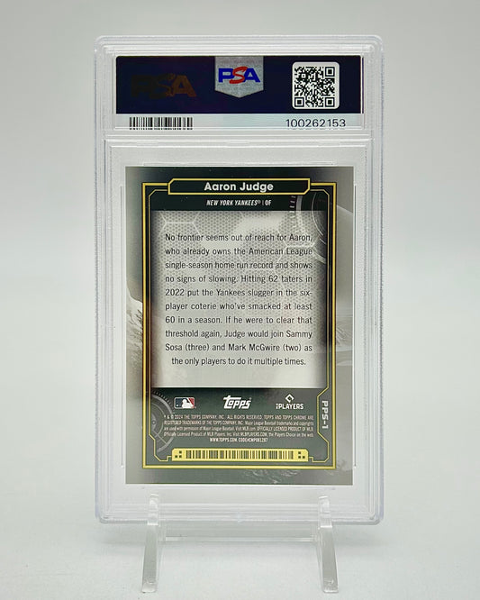 2024 Topps Chrome Cosmic Planetary Pursuit - The Sun: #PPS-1 Aaron Judge (PSA 9)