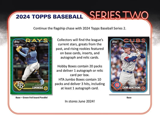 2024 Topps Series 2 Baseball Jumbo Box