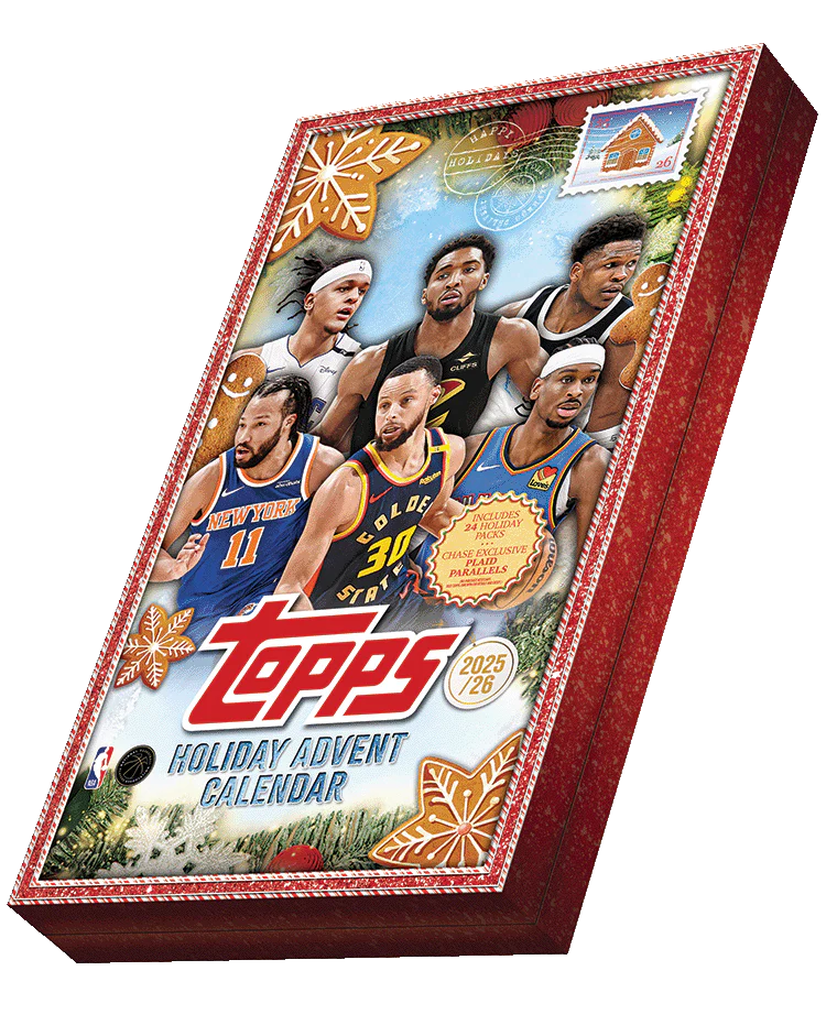 2025-26 Topps Holiday Basketball Countdown Calendar