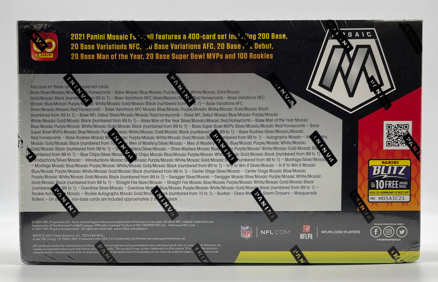 2021 Panini Mosaic Football Hobby Box