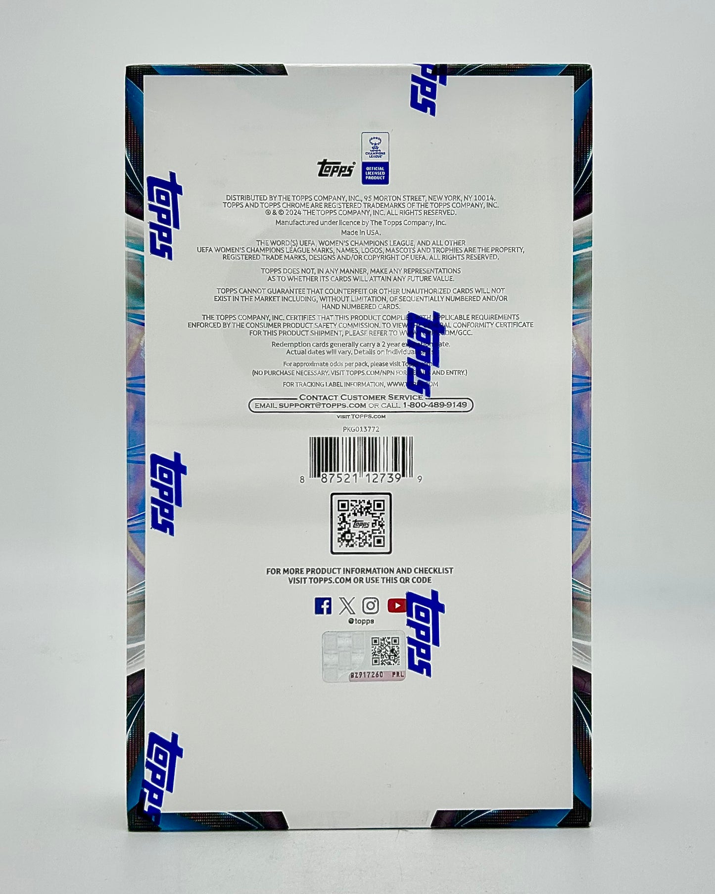 2023-24 Topps Chrome UEFA Women's Champions League Hobby Box