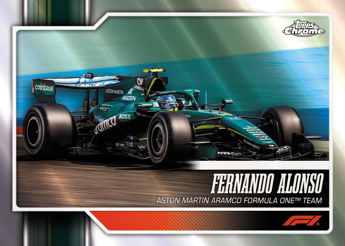 2026 Topps Chrome Formula 1 Fernando Alonso Card