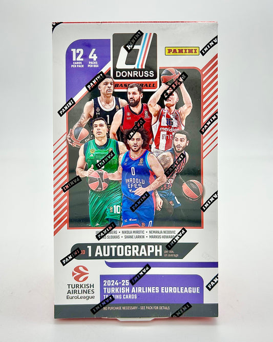2024-25 Panini Donruss Turkish Airlines Euroleague Basketball Hobby Box