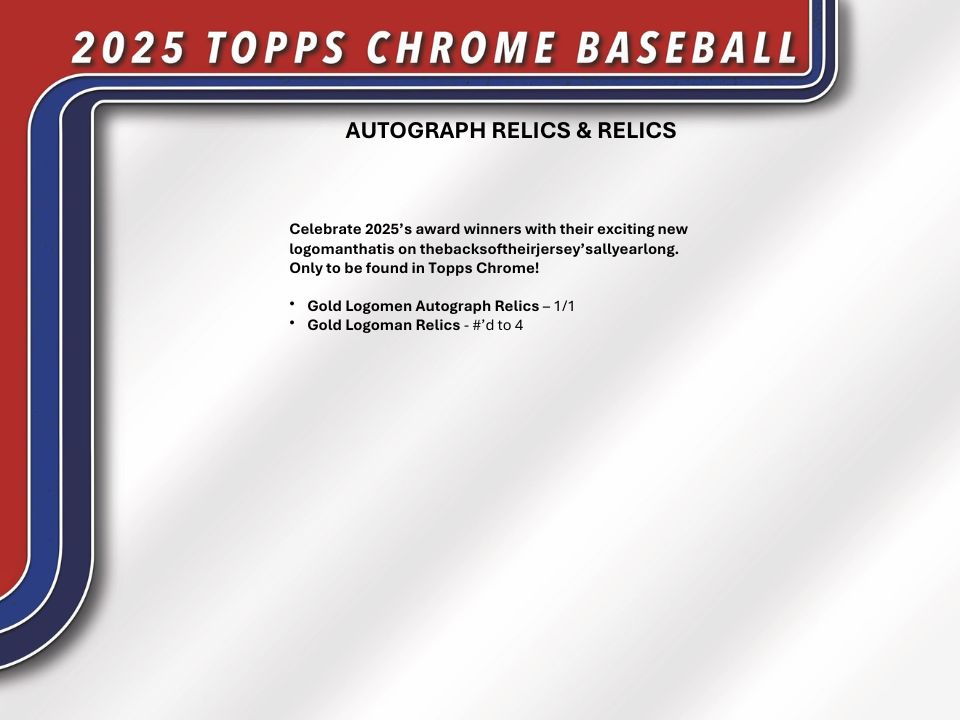 2025 Topps Chrome Baseball Hobby Jumbo box information
