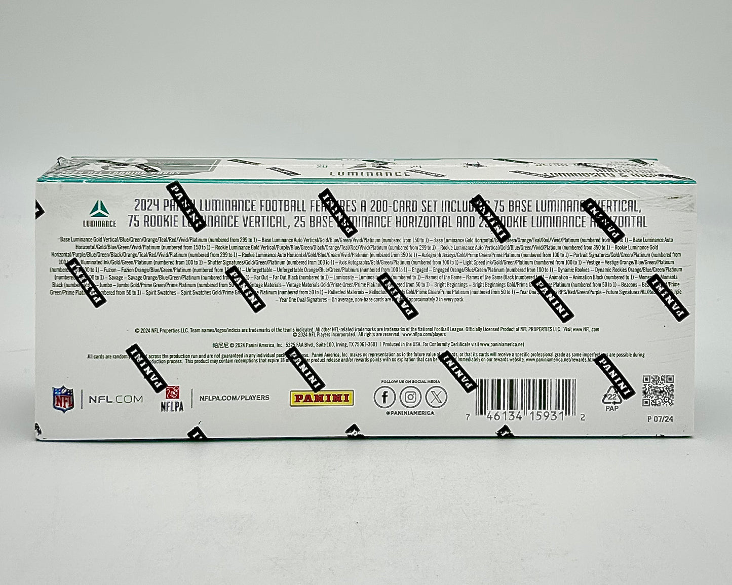 2024 Panini Luminance Football Hobby Box
