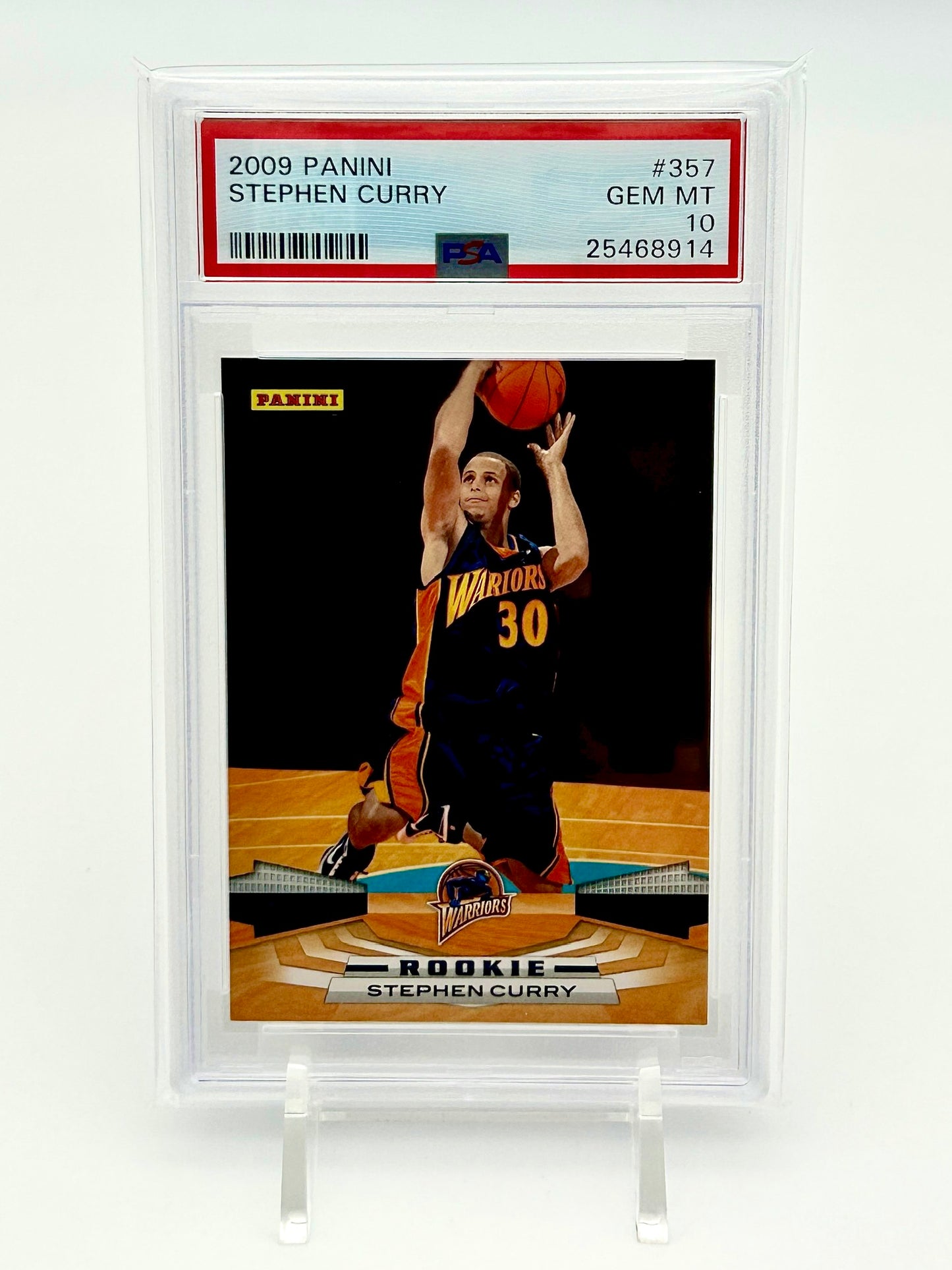 2009 Panini Stephen Curry Rookie Card PSA 10