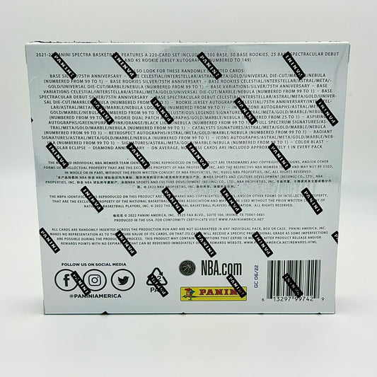 2021-22 Panini Spectra Basketball Hobby Box