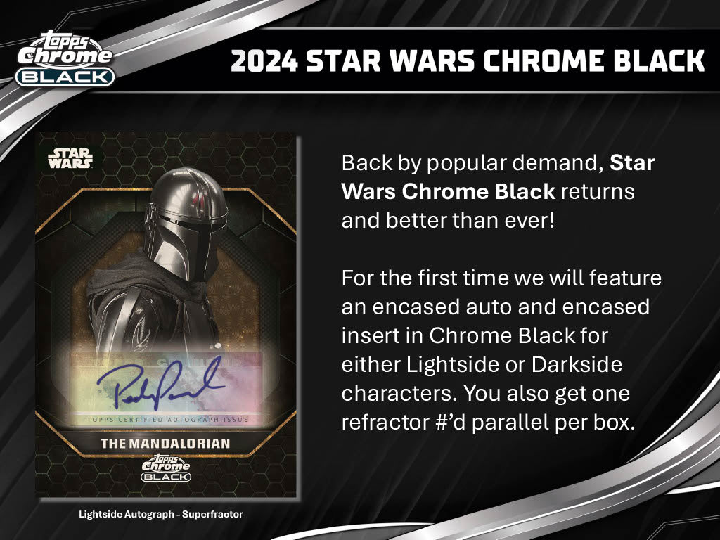 Topps Star Wars Chrome Black
