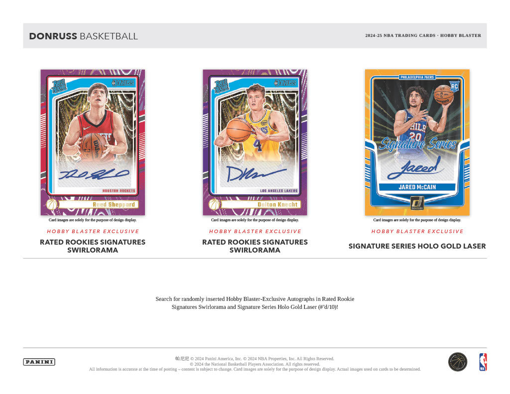 2024-25 Panini Donruss Basketball Hobby Blaster
