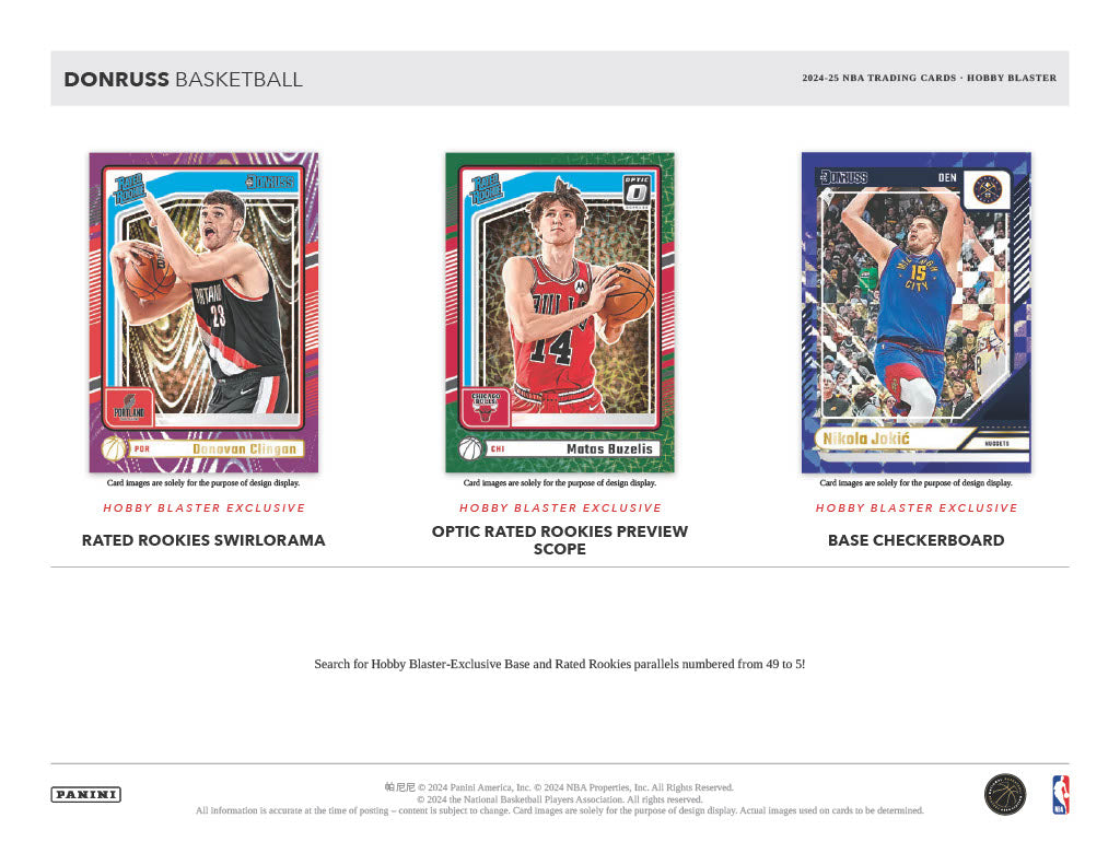 2024-25 Panini Donruss Basketball Hobby Blaster