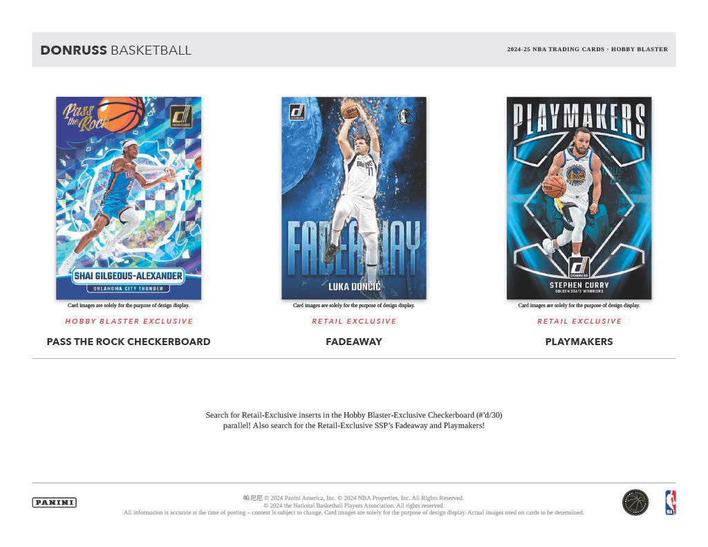 2024-25 Panini Donruss Basketball Hobby Blaster