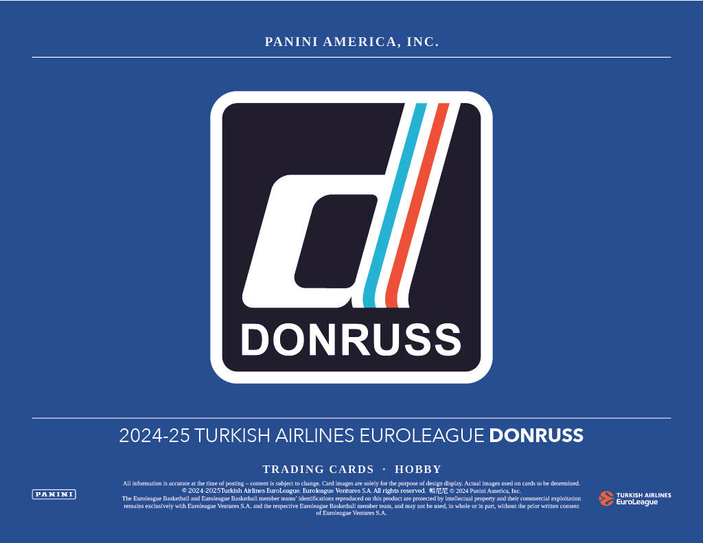 2024-25 Panini Turkish Airlines Euroleague Donruss