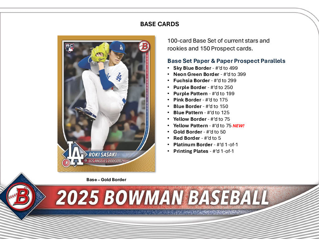 2025 Bowman Baseball Jumbo Box