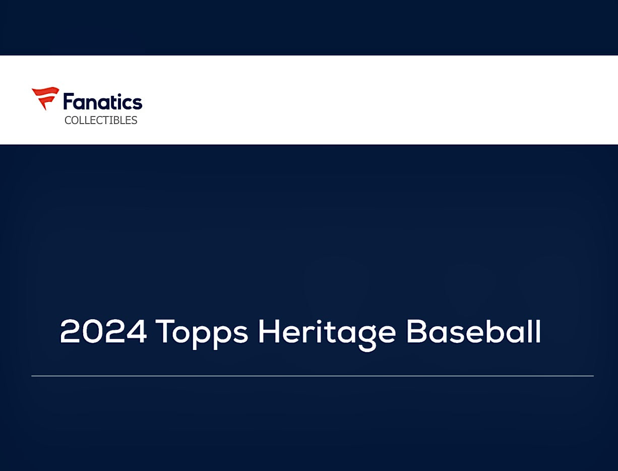 2024 Topps Heritage Baseball Giant Box