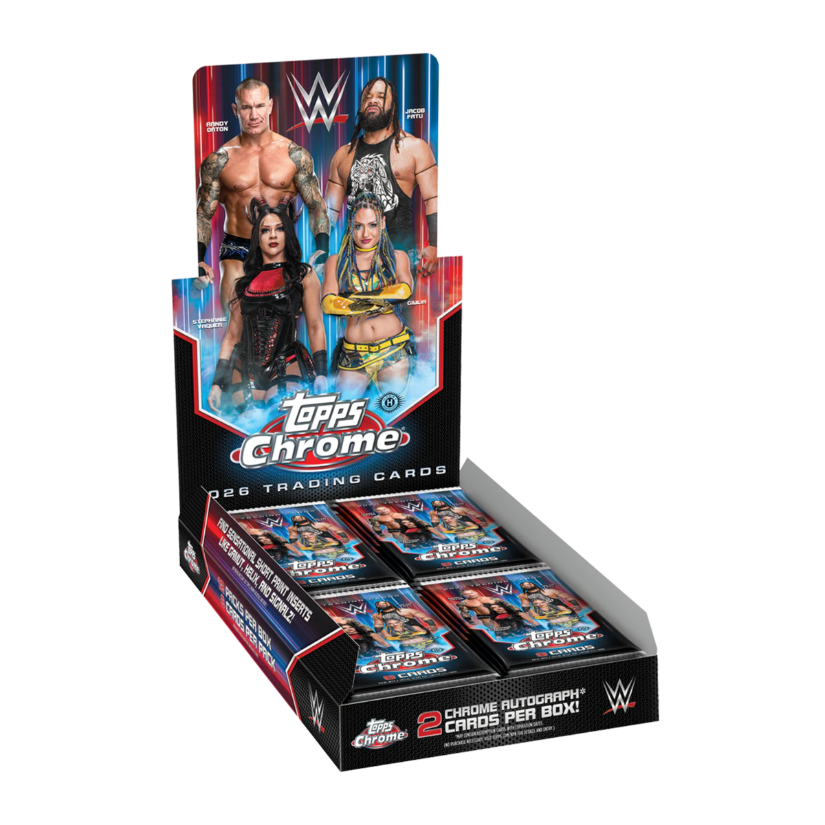 2026 Topps Chrome WWE Hobby Box