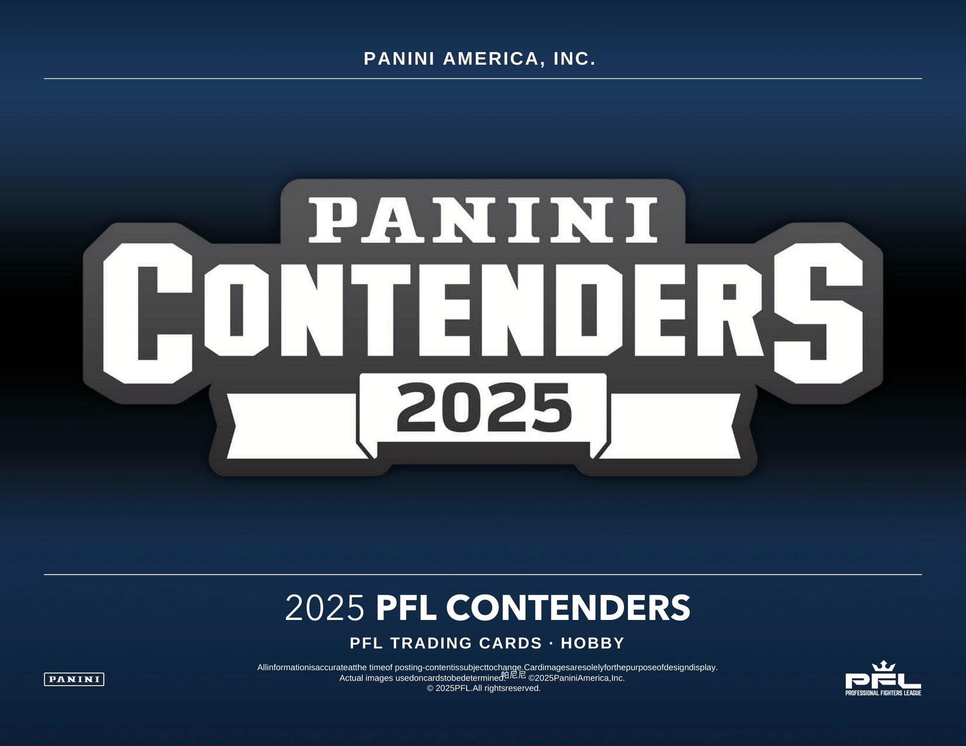 2025 Panini Dontenders PFL Hobby Box