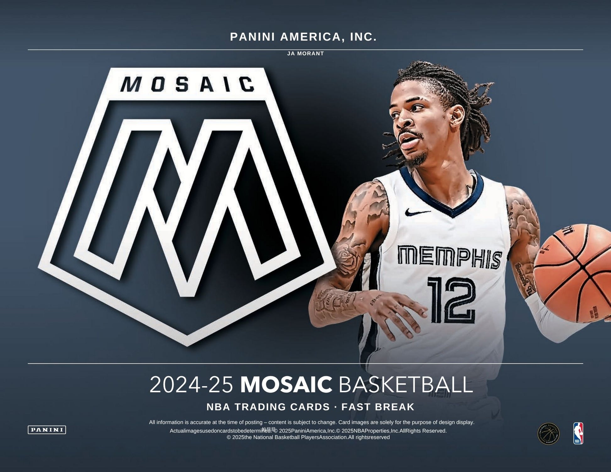 2024-25 Panini Mosaic Basketball Fast Break Box