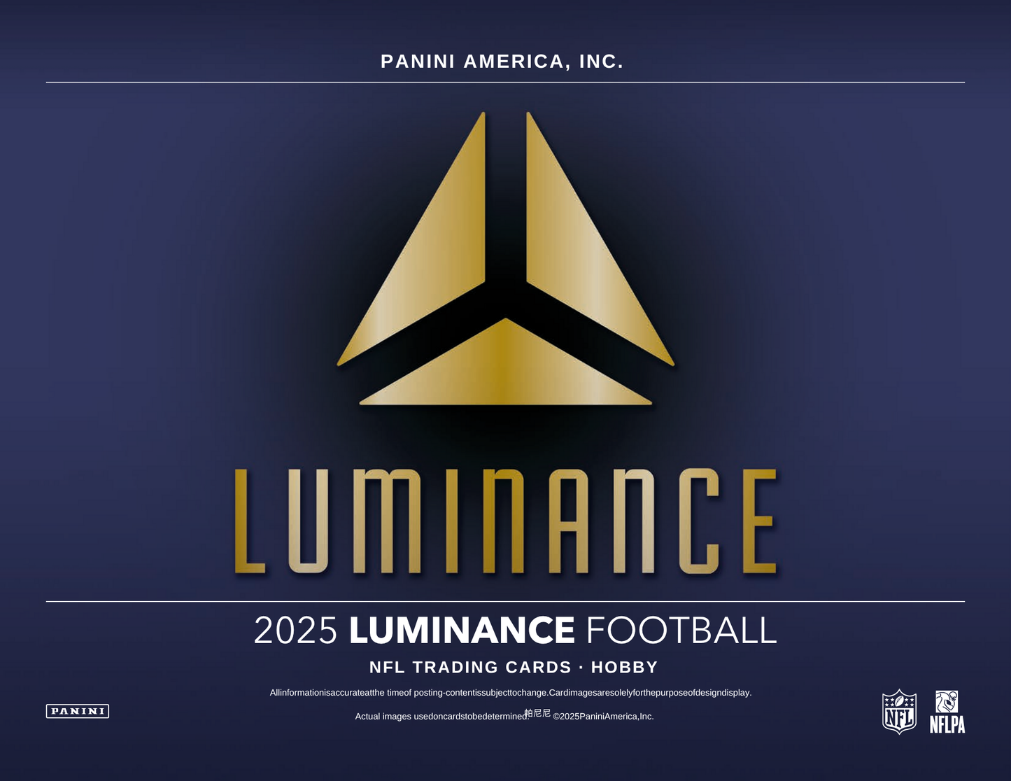 2025 Panini Luminance Football Hobby Box