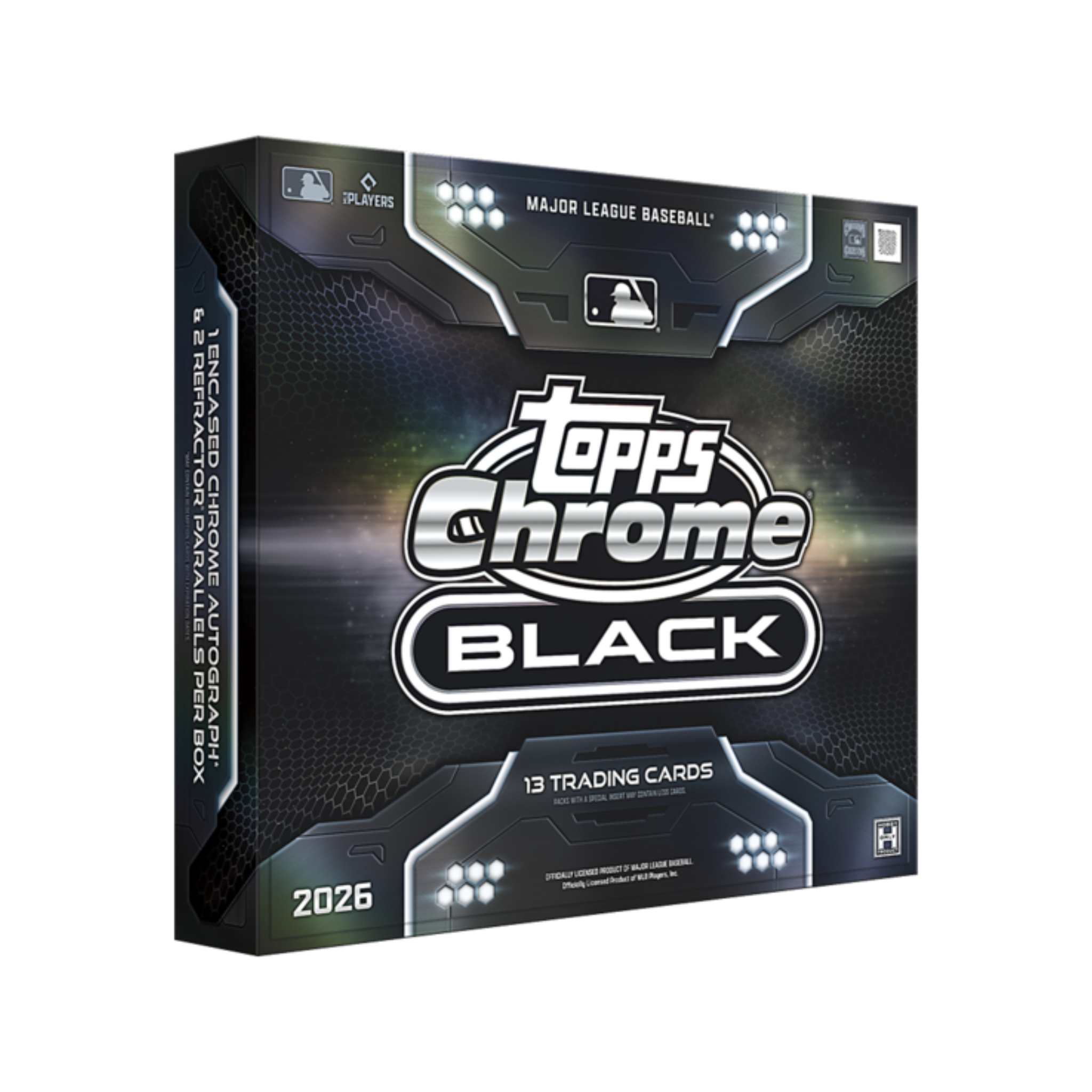 2026 Topps Chrome Black Baseball Hobby Box | Encased Autographs 2026 Topps Chrome Black Baseball Hobby Box | Encased Autographs