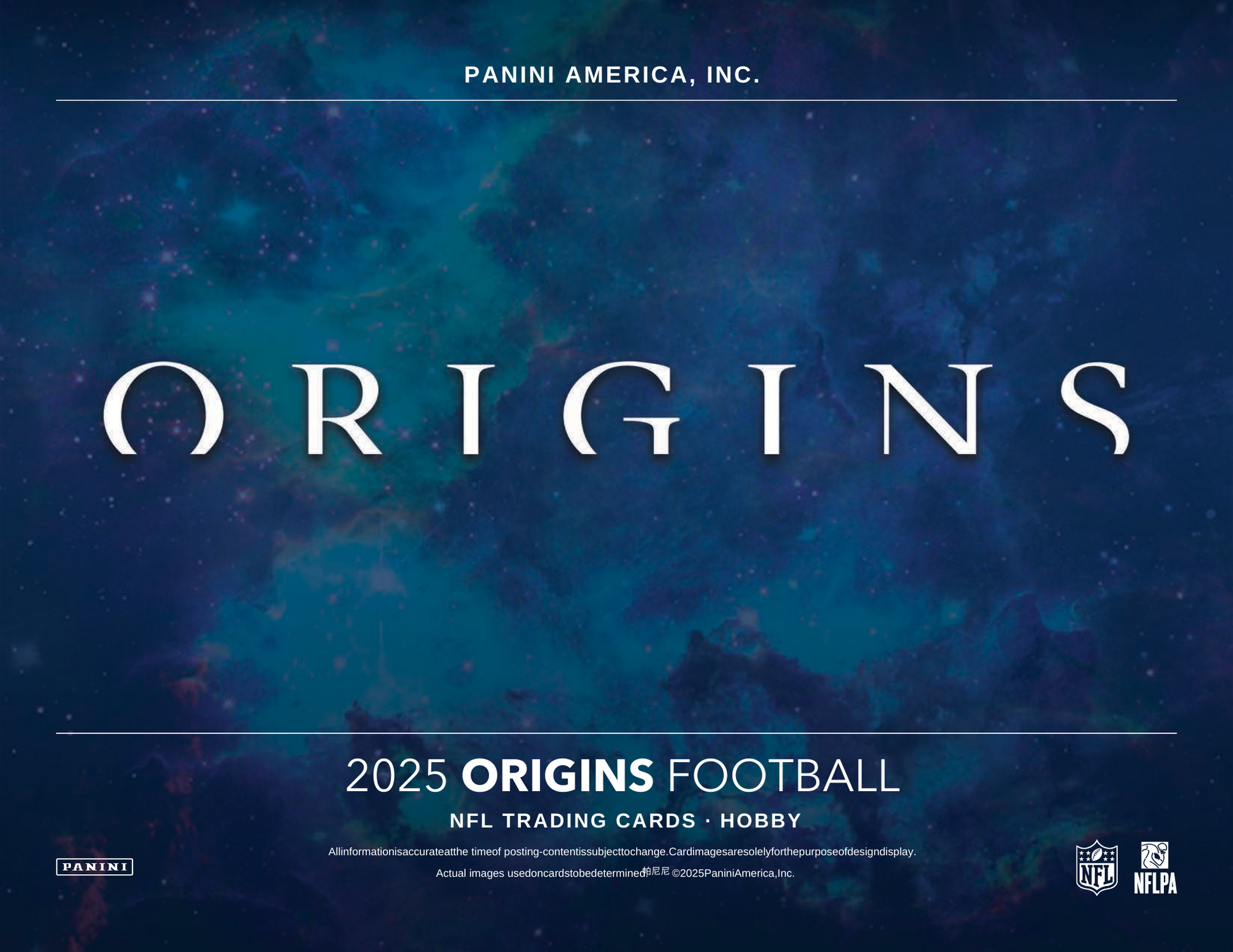2025 Panini Origins Football Hobby Box