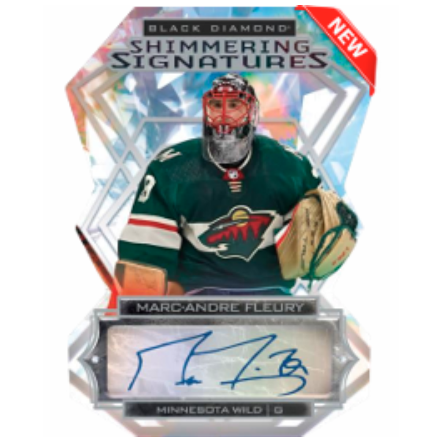2022-23 Upper Deck Black Diamond Hockey Shimmering Signatures Marc-Andre Fleury