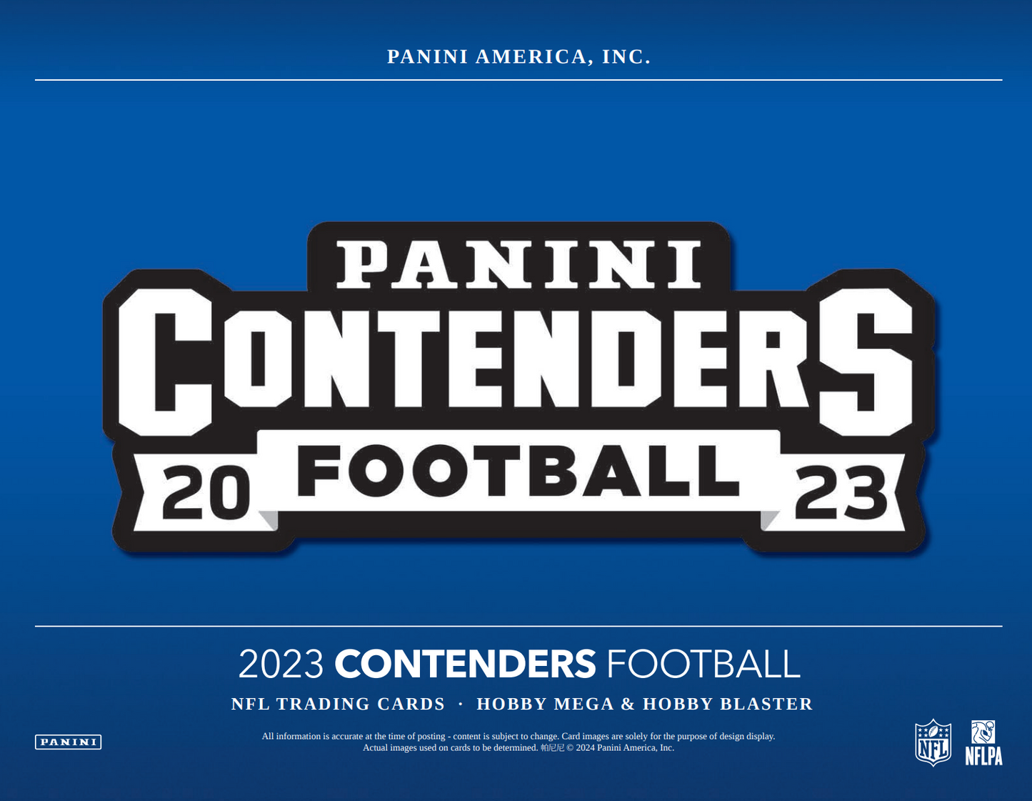 2023 Panini Contenders Football Hobby Blaster Box
