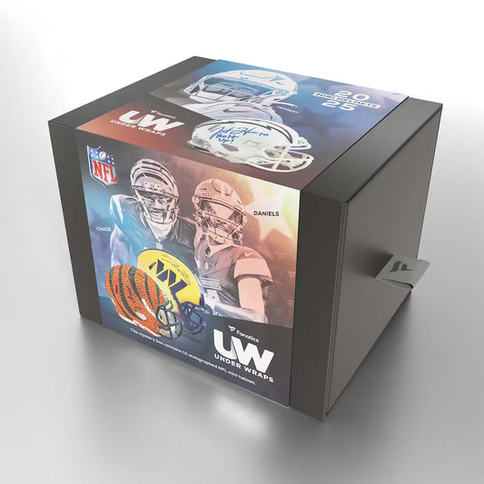 2025 Under Wraps NFL Single Mini Helmet Mystery Box