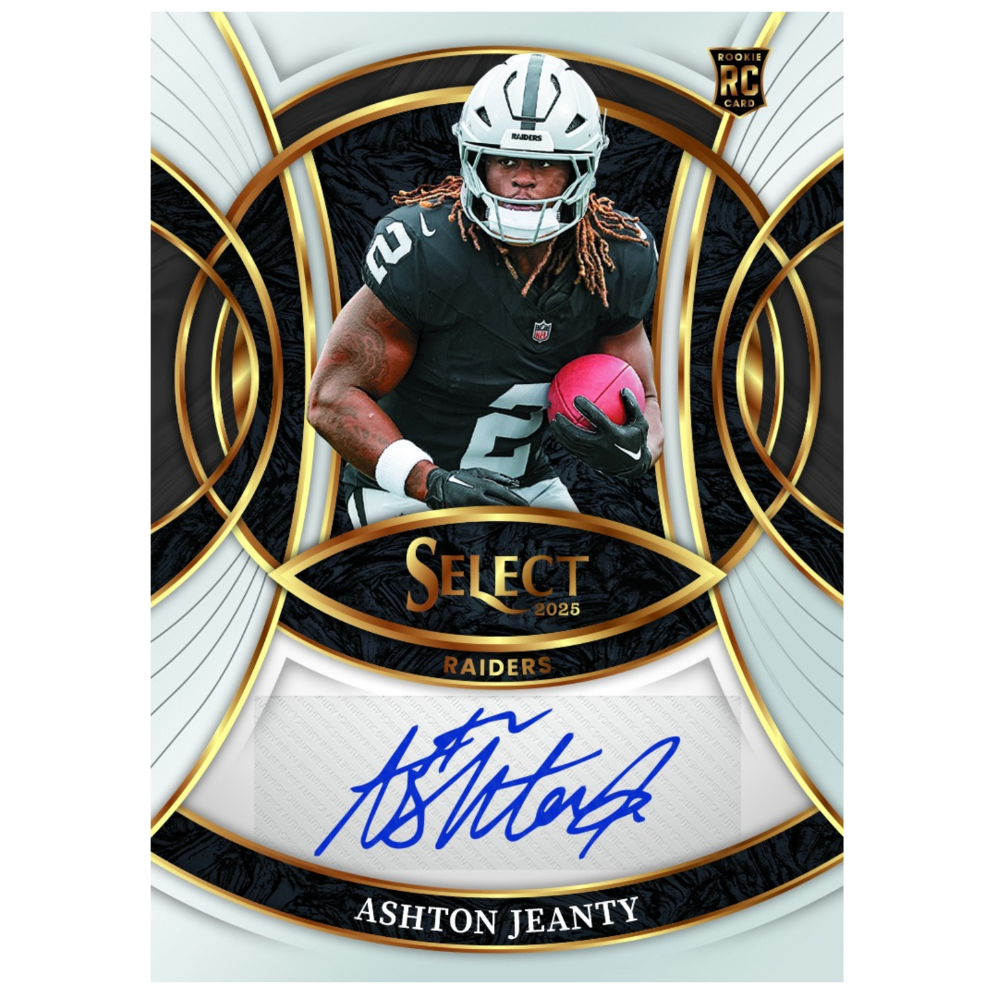2025 Panini Select Football Rookie Signatures Ashton Jeanty