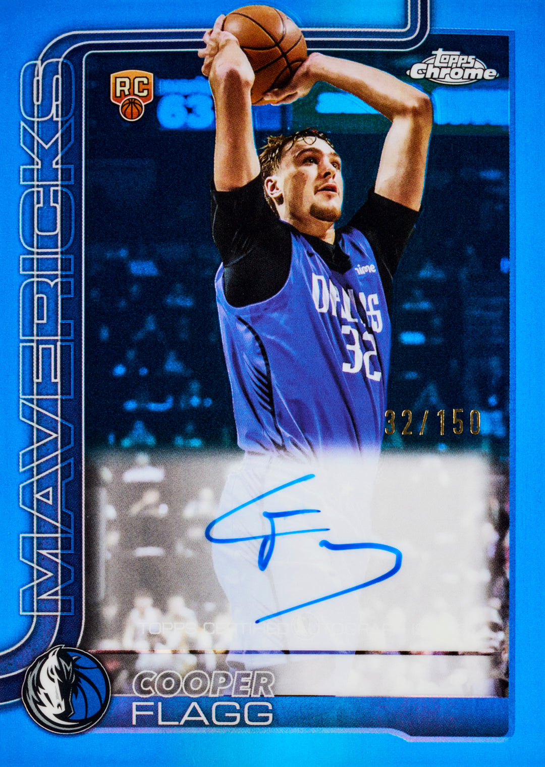 2025-26 Topps Chrome Basketball Cooper Flagg Autograph