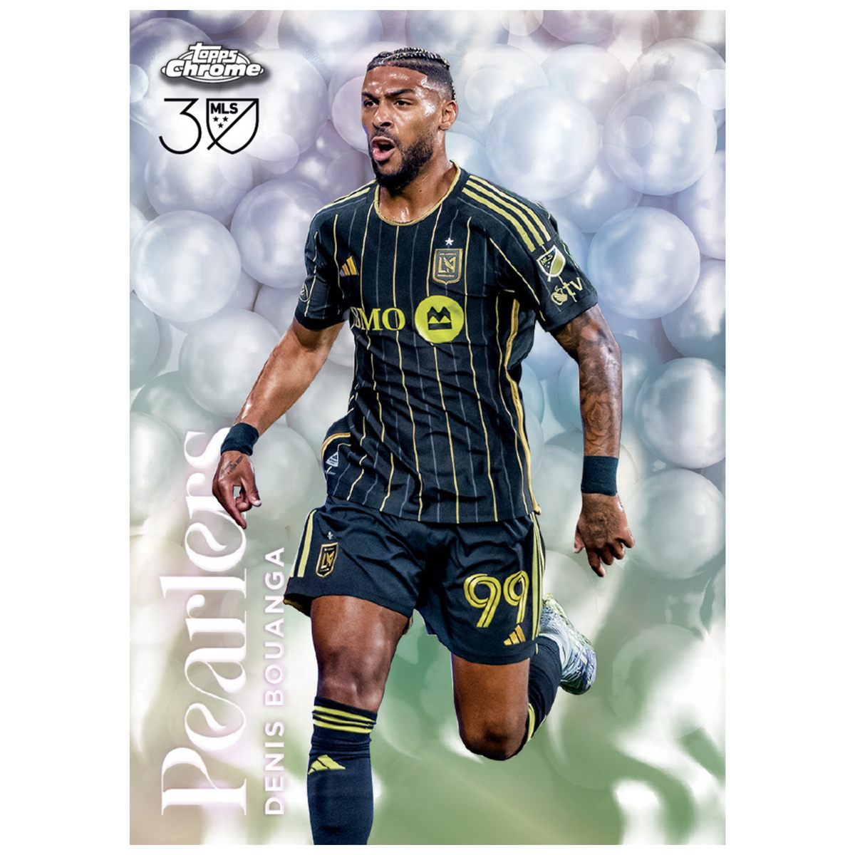 2025 Topps Chrome MLS Soccer Pearlers Denis Bouanga