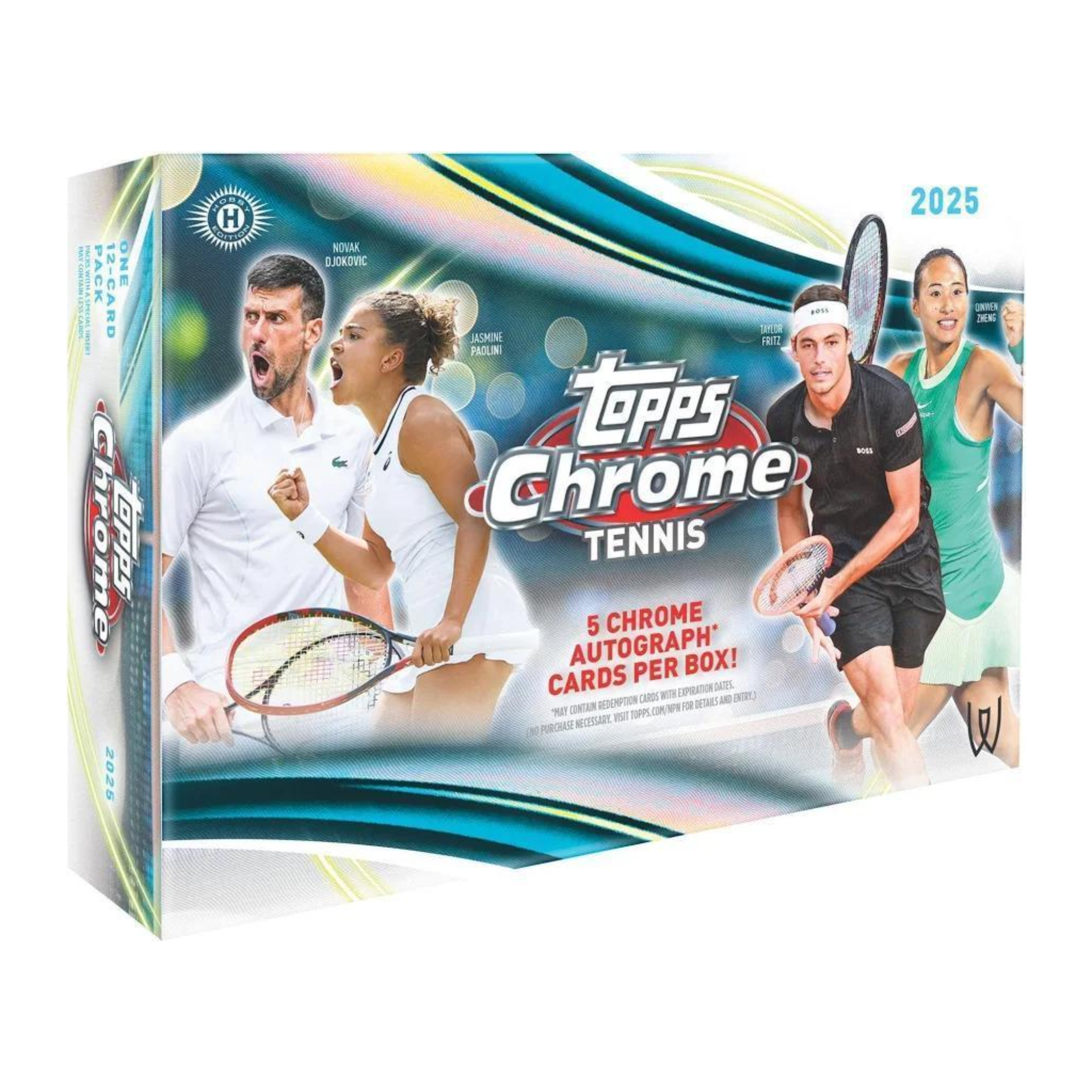 2025 Topps Chrome Tennis Breaker Delight Box - Hunt Bon Voyage