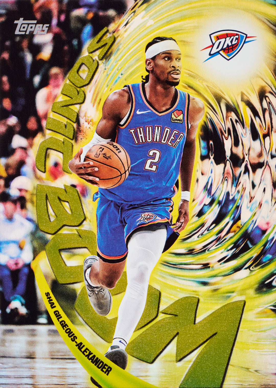 2025-26 Topps Basketball Sonic Boom Shai Gilgeous-Alexander