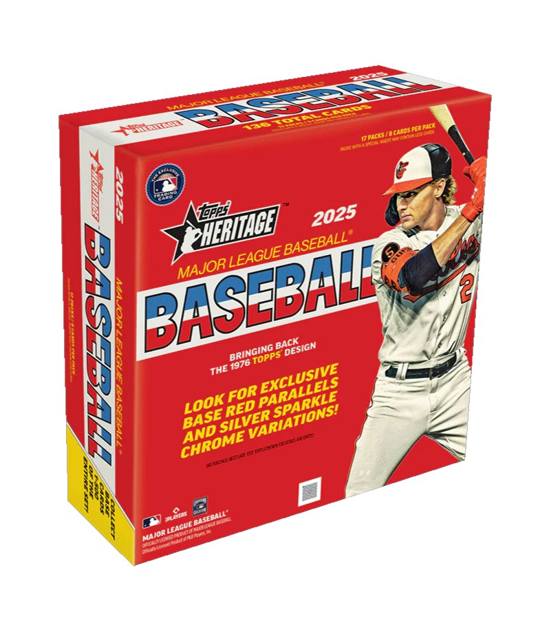 2025 Topps Heritage Baseball Mega Box