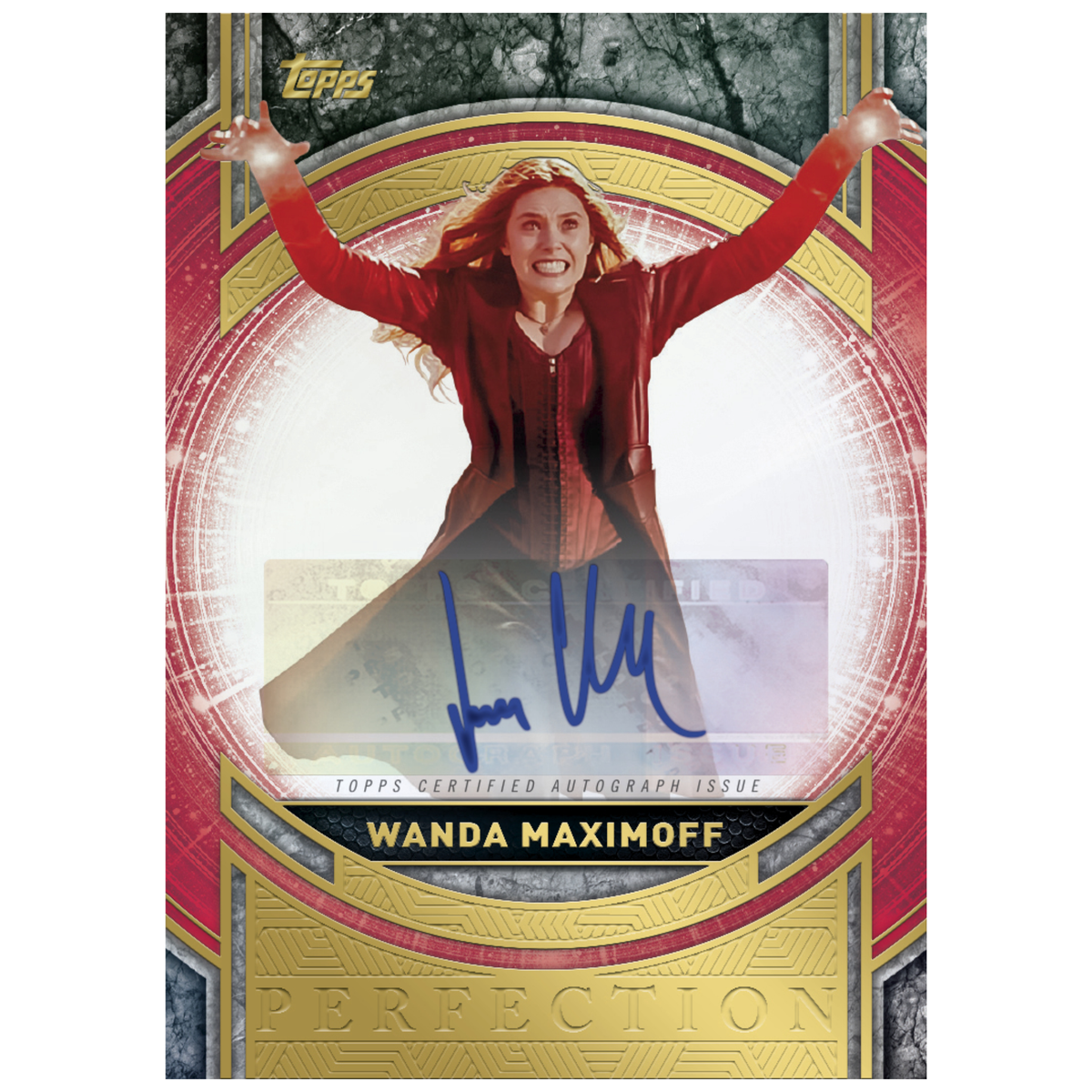 2025 Topps Marvel The Collector Autograph Wanda Maximoff