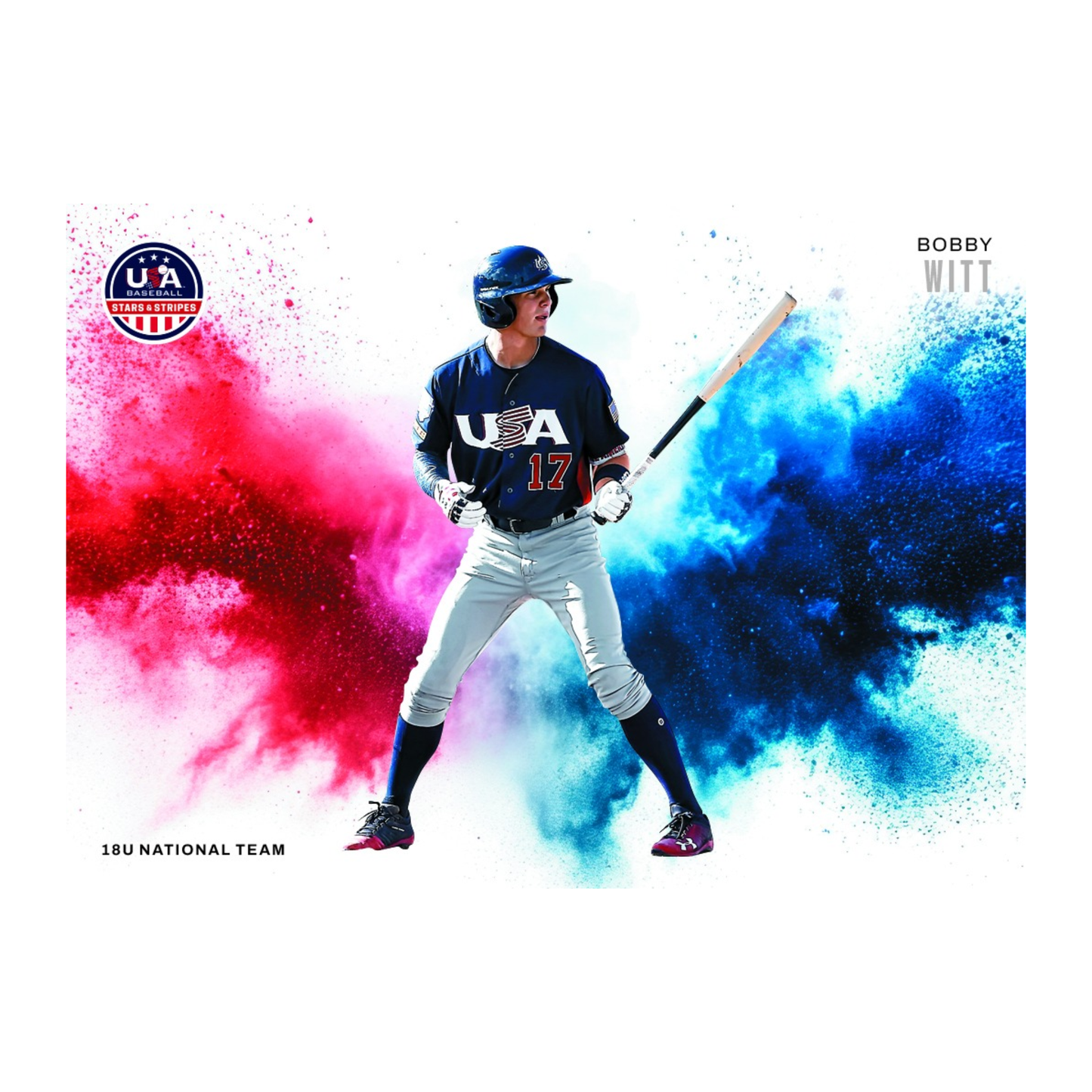 2026 Panini Stars & Stripes Prizm Baseball Color Blast Bobby Witt