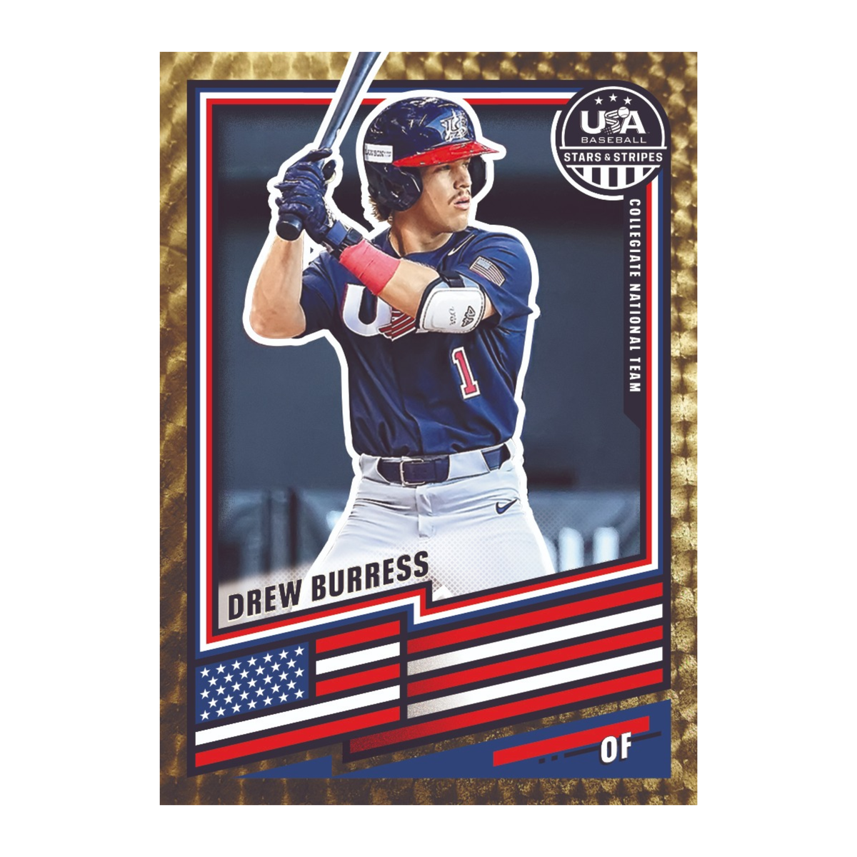 2026 Panini Stars & Stripes Prizm Baseball Drew Burress