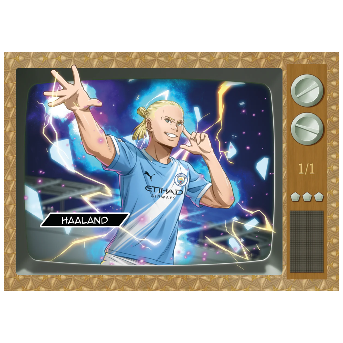 2026 Topps Chrome Premier League Soccer Anime Haaland
