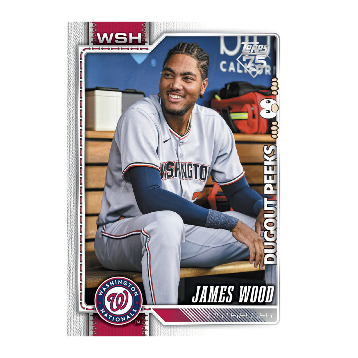 2026 Topps Series 1 Baseball Celebration Mega Dugout Peeks James Wood