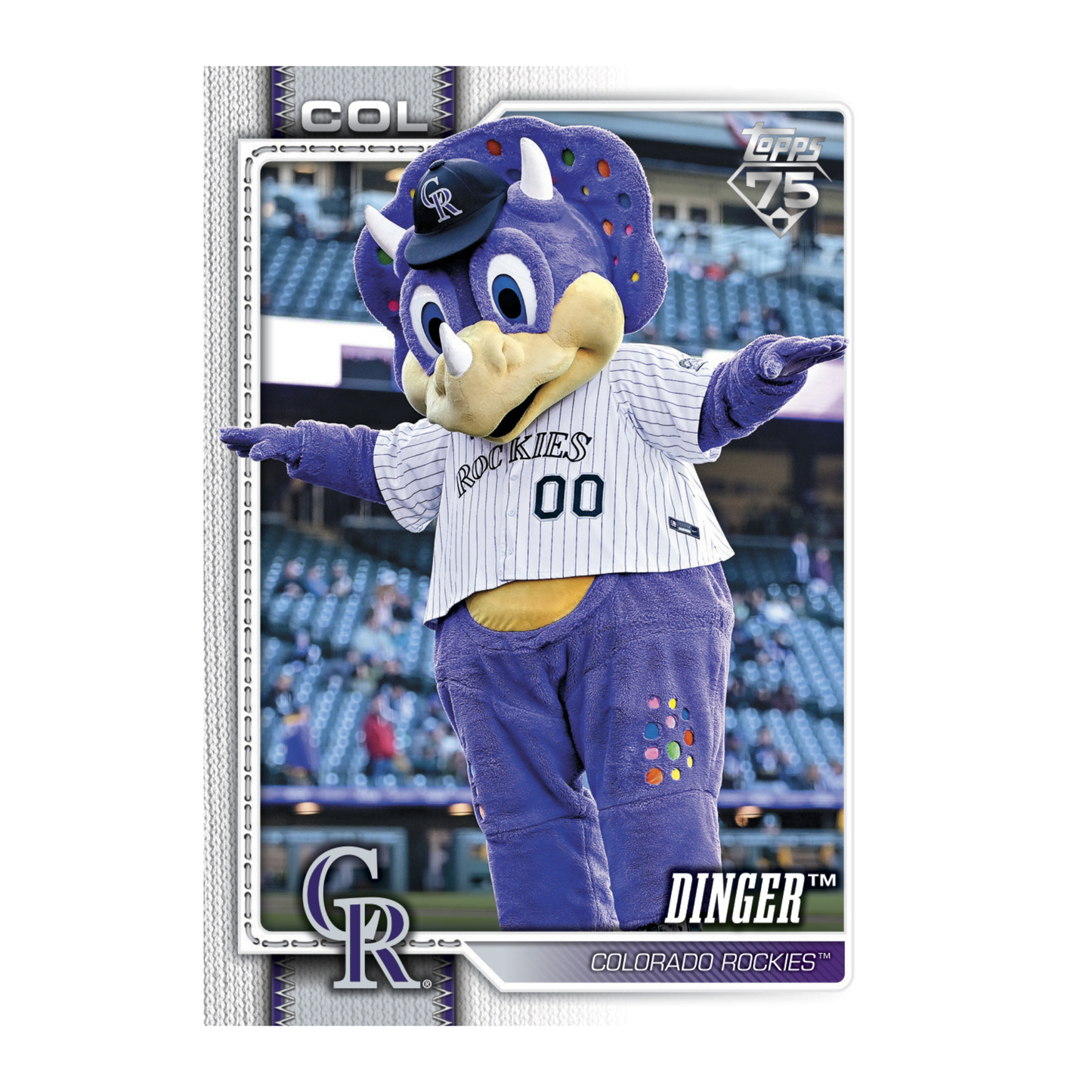 2026 Topps Series 1 Baseball Celebration Mega Mascot Dinger