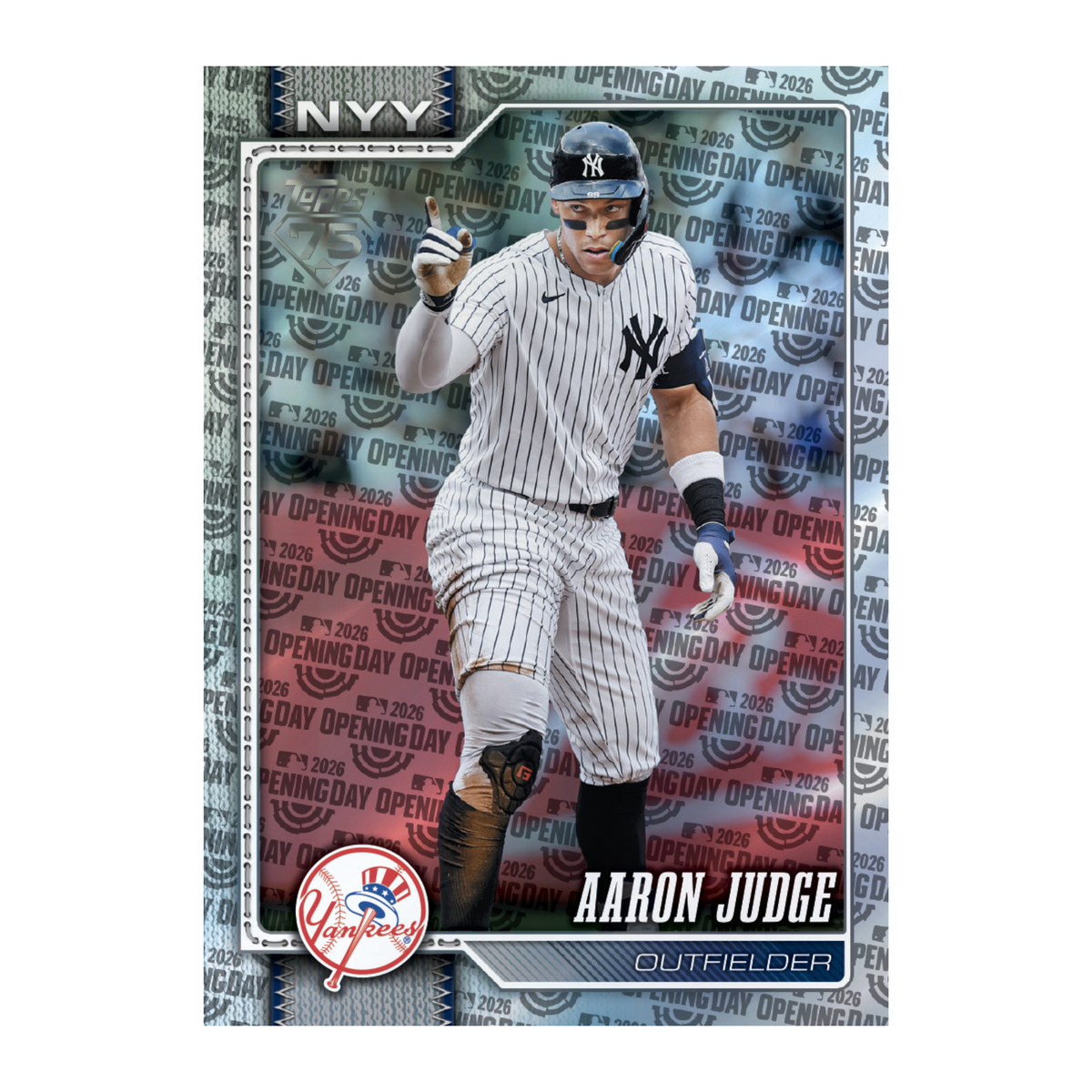 2026 Topps Series 1 Baseball Celebration Mega Opening Day Parallel Aaron Judge