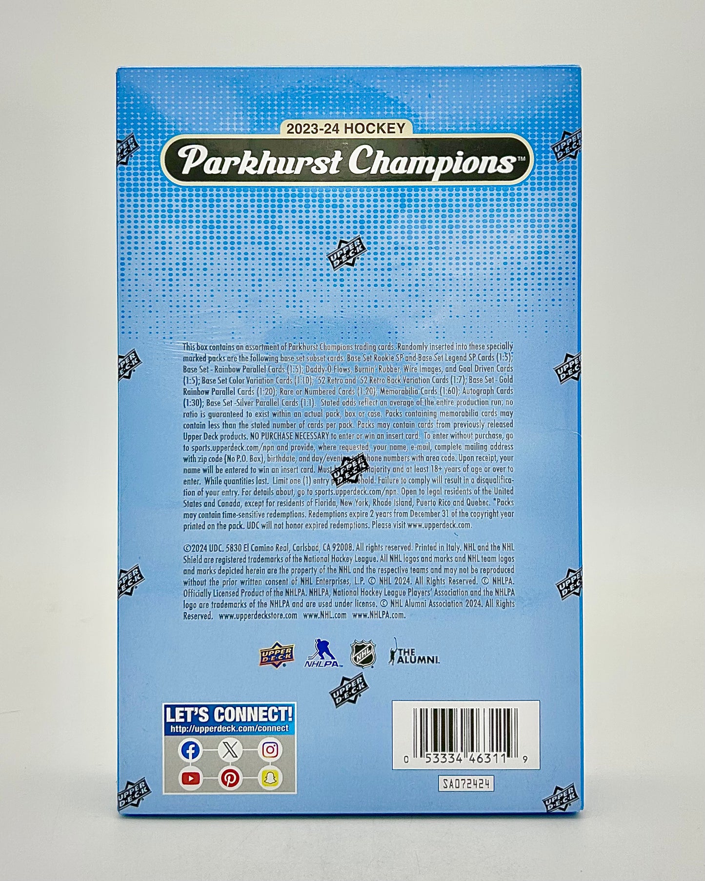 2023-24 Upper Deck Parkhurst Champions Hockey Hobby Box