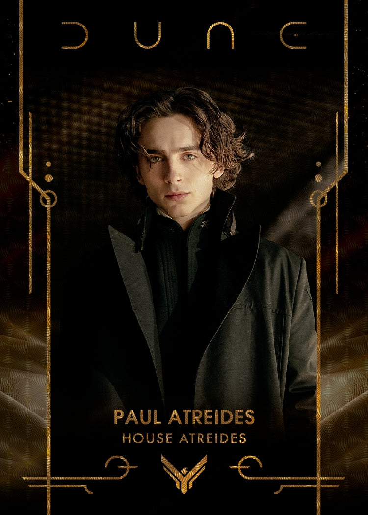 2024 Topps Chrome Dune Pual Atreides House Atreides Superfractor