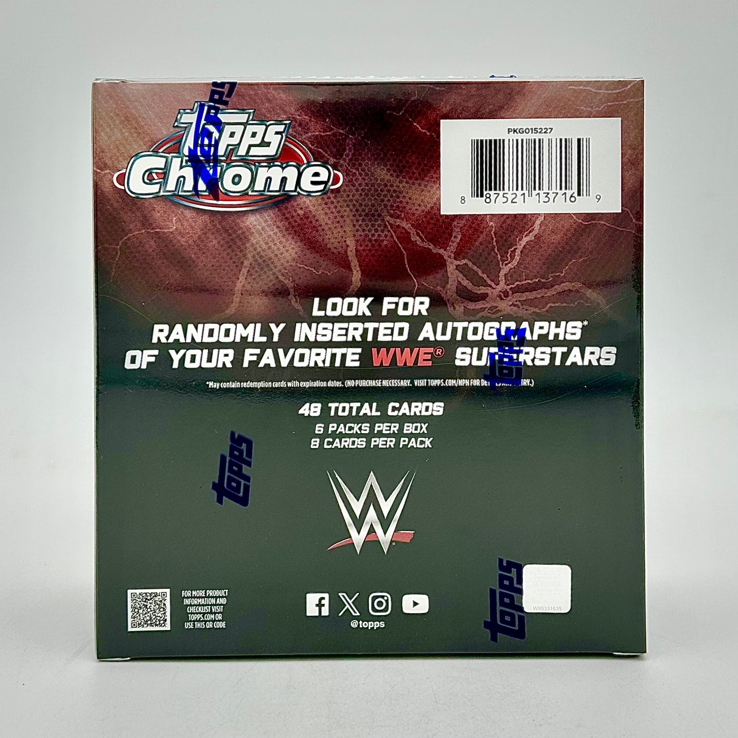 2025 Topps Chrome WWE Mega Box
