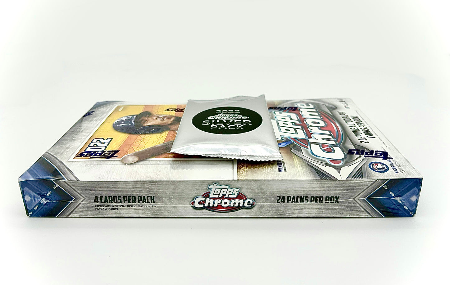 2022 Topps Chrome Baseball Hobby Box (with Silver Pack)