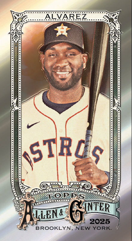 2025 Topps Allen & Ginter Baseball Mini Chrome Yordan Alvarez