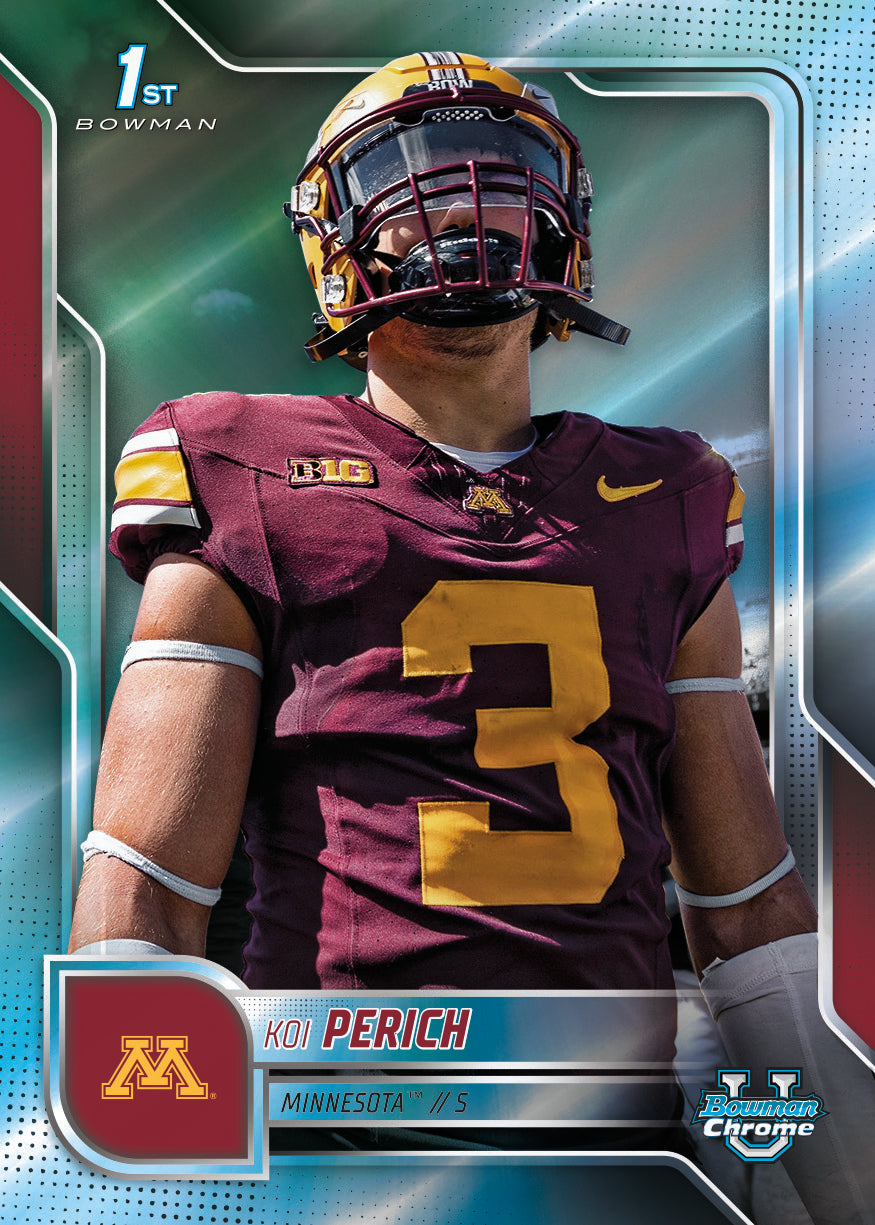 2025 Bowman University Chrome Football Koi Perich