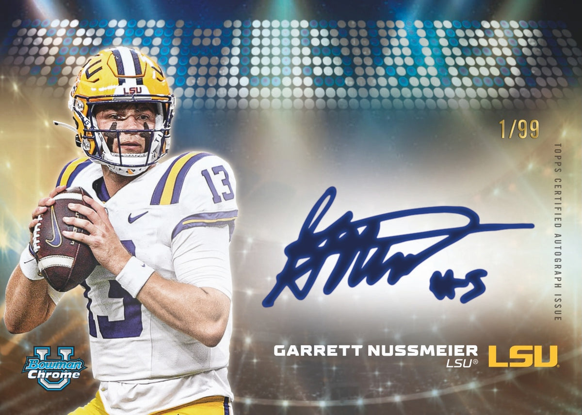 2025 Bowman University Chrome Football Garrett Mussmeier